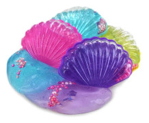 Snäcka Putty Glitter med pärlor Gul