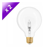 OSRAM Lot med 2 Globe Bulbs Vintage Edition 1906 E27 20 W motsvarande 25 W varmvit