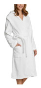 Essentials Bathrobe With Hood White