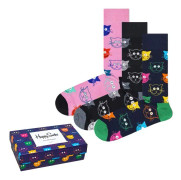 Mixed Cat Socks Gift Box 3-Pack