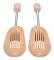 Skoblock 10 par stl. 36-37 massiv furu