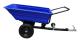 ATV Trailer Skottkärra Trädgård Transport Bärgning Fyrhjuling Gård Hästar Last Hästhage Kraftig Traktor Terräng Tippfunktion Pneumatiska Däck 295 kg
