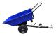 ATV Trailer Skottkärra Trädgård Transport Bärgning Fyrhjuling Gård Hästar Last Hästhage Kraftig Traktor Terräng Tippfunktion Pneumatiska Däck 295 kg
