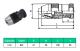 vidaXL Snabbchuck MT2-B18 med 16 mm spännvidd