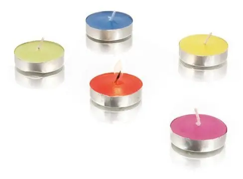 Set med levande ljus (10 uds) 143370