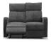 Soffa Recliner 2-Sits El - Montana - Grå - Tyg