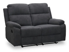 Soffa Recliner 2-Sits - Nevada - Tyg - Grå