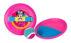 Disney Mimmi Pigg - Catch Ball, Racketset - Rosa 3 Delar