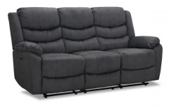 Soffa El-recliner 3-Sits - Tampa - Grå - Tyg