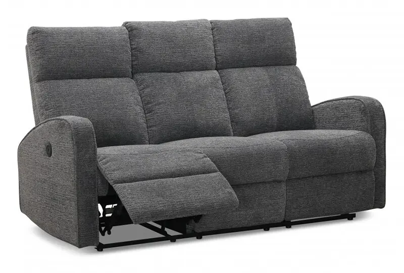 Soffa El-recliner 3-Sits - Montana - Grå - Tyg