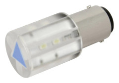 CML LED-signallampa BA15d Blå 24 V/DC, 24 V/AC 210 mcd