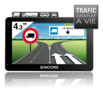 SNOOP PL2200, Truck GPS 4.3, 46 länder - Gratis kartor och livstrafik