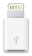 Apple N/A N/A [1x Apple Lightning hane - 1x USB 2.0 Micro-B hona] Vit