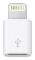 Apple N/A N/A [1x Apple Lightning hane - 1x USB 2.0 Micro-B hona] Vit