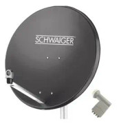 Schwaiger SPI9961SET9 Parabolkit Abonnenter: 4 80 cm
