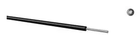 Kabeltronik 060105008 Flätad kabel LiYv 1 x 0.50 mm² Röd 100 m