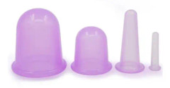 Koppning - vakuumkoppar för massage / cellulitbehandling 4-pack