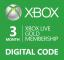 Xbox LIVE Prepaid 3 Month Gold Membership Card.