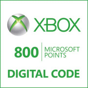 Xbox LIVE 800 Microsoft Points Prepaid Card