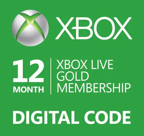 Xbox LIVE Prepaid 12 Month Gold Membership Card