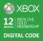 Xbox LIVE Prepaid 12 Month Gold Membership Card