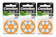 Hörapparatsbatterier Nr 13 18-pack