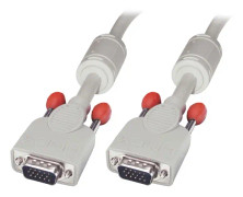 Lindy 5m VGA / VGA, 5 m, VGA (D-Sub), VGA (D-Sub), Hankoppling, Hankoppling, Grå