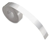 DYMO IND Embossing Aluminum Labels 1/2" - Aluminium - självhäftande - Rulle (12 mm x 3,65 m) 1 kassett(er) etiketttejp - för DYMO M1011