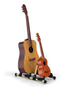 Galux GS-201 2 i 1 Dubbelhållare Gitarrställ Justerbart stativ för elgitarrbasgitarr