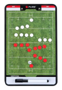 vidaXL Dubbelsidig taktikplatta för rugby 35x22 cm