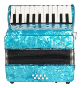IRIN 22-nycklar 8 Bass ackordeion Utbildningspraxis Musikinstrument Rytmband för nybörjare