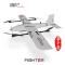 Gör fly easy fighter vtol version 4 + 1 antennundersökning bärare fix-wing uav flygplan kartläggning