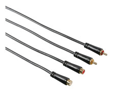 Hama Ljudkabel 2 x RCA-hane - 2 x RCA-hona (5 m)