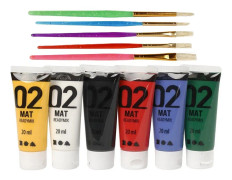 A-Color - Mat Colors and Kids Paint Brushes