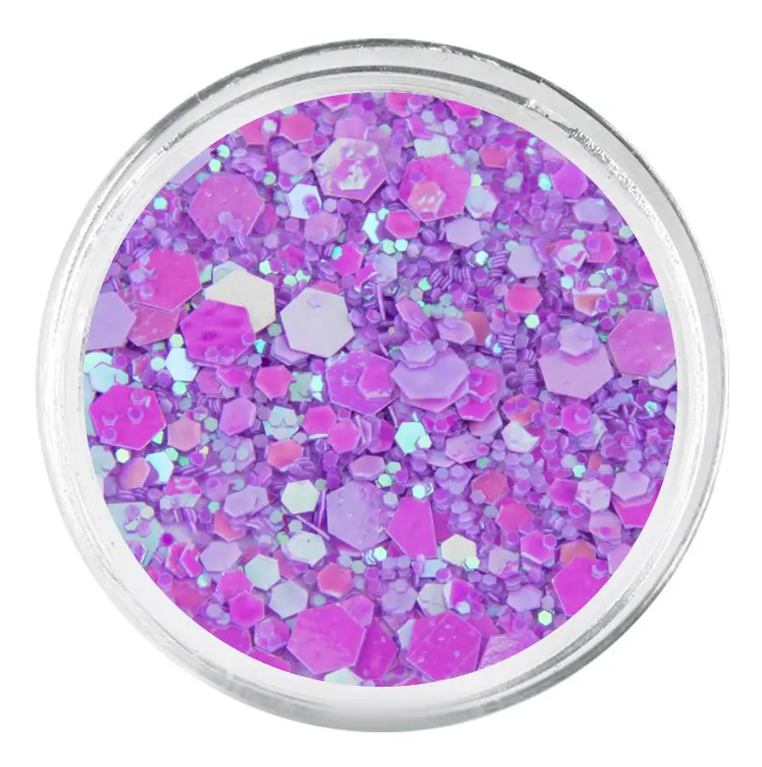 Glitter - Hexagon - Primavera - 09