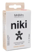 Mr & Mrs Niki Påfyllning av luftfräschare JRNIKIBX017V00 Påfyllning för bildoft, Cederträ, svart