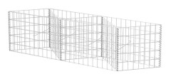vidaXL Gabionkorg med planteringsmöjlighet stål 120x30x50 cm