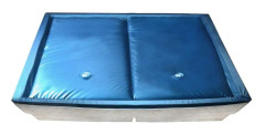 vidaXL Vattenmadrass set med foder och avdelare 200x220 cm F5