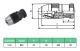 vidaXL Snabbchuck MT2-B18 med 16 mm spännvidd