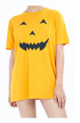 Brave Soul Kvinnor/Damer Pumpkin T-Shirt klänning