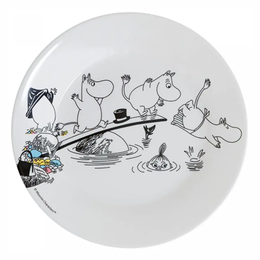  Mumin Flat tallrik Vatten & Bad