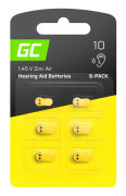 Green Cell 6x Batteri för hörapparater Typ 10 / A10 / PR70