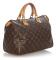 Pre-owned Louis Vuitton Monogram Speedy 30 Brown