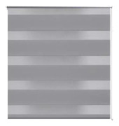 vidaXL Rullgardin Zebra 120 x 175 cm grå