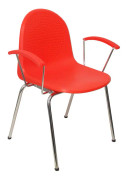 Receptionsstol Ves Piqueras y Crespo 4320NA Orange (4 uds)