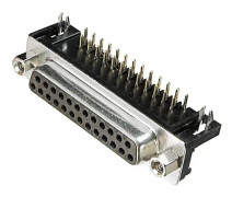 ASSMANN WSW A-DF 25 A/KG-T2 D-SUB-stiftliste 90 ° Poltal: 25 Lodning 1 stk