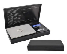 Professional Digitalvåg Pocketvåg 0.01g-200g väg diamant, guld