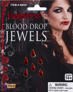 Face Jewels Blod Droppar