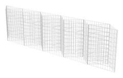vidaXL Gabionkorg med planteringsmöjlighet stål 330x30x100 cm