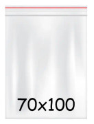 Blixtlåspåse Zippåse - 70x100 mm - 100 st